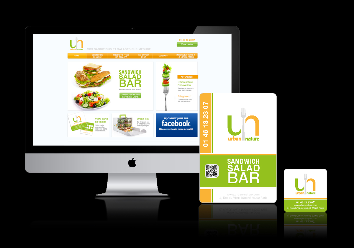 Urban Nature — Fresh food branding and website